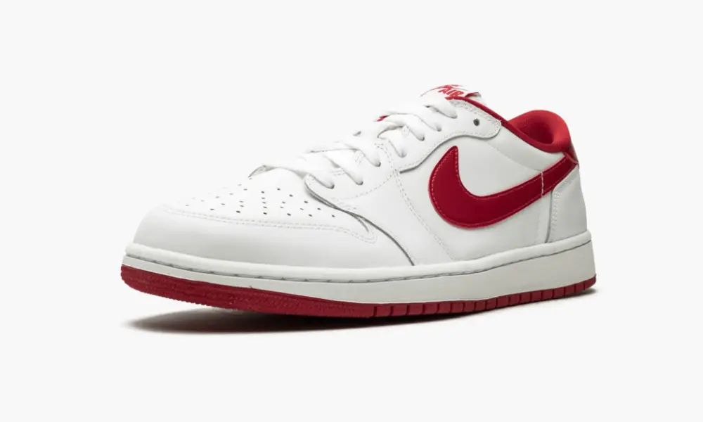 Air Jordan 1 Retro Low OG "White   Varsity Red" 