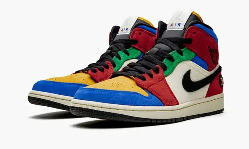 Air Jordan 1 Mid "Blue The Great - Fearless" 