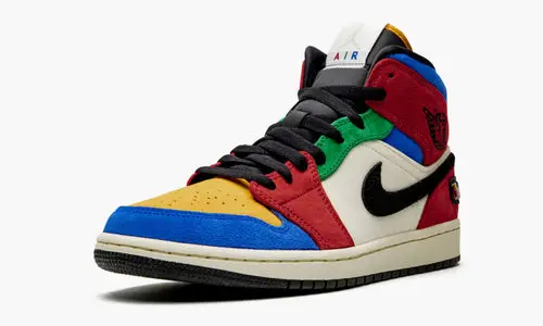 Air Jordan 1 Mid "Blue The Great - Fearless" 