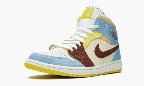 Air Jordan 1 Mid SE "Maison Chateau Rouge Fearless" 
