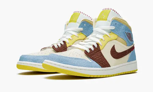 Air Jordan 1 Mid SE "Maison Chateau Rouge Fearless" 