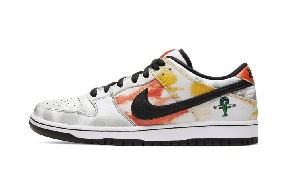 SB Dunk Low "Tie-Dye Rayguns 2019 - White" 