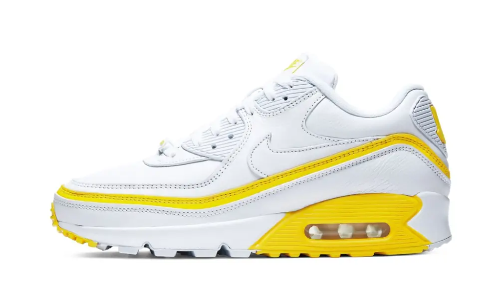 Air Max 90 / UNDFTD "Undefeated - White/Optic Yellow" D71438