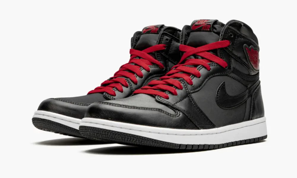 Air Jordan 1 Retro High OG "Black Satin Gym Red"