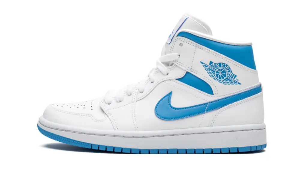 WMNS Air Jordan 1 Mid "UNC" 