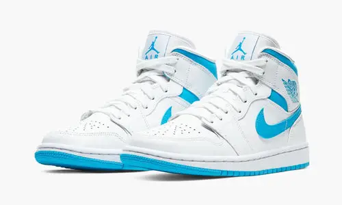 WMNS Air Jordan 1 Mid "UNC" 