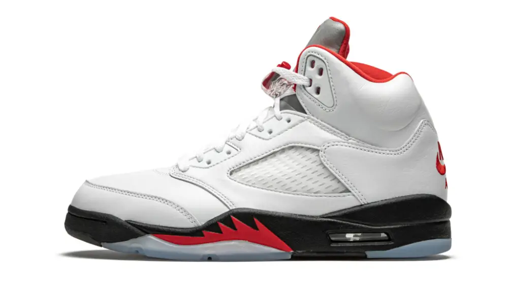 Air Jordan 5 Retro "Fire Red Silver Tongue "