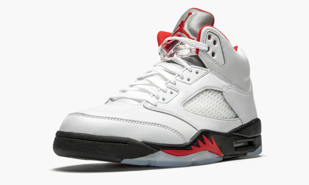 Air Jordan 5 Retro "Fire Red Silver Tongue "