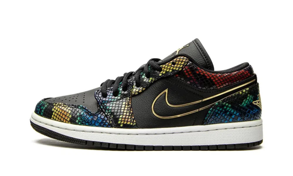 WMNS Air Jordan 1 Low "Multicolor Snakeskin" 