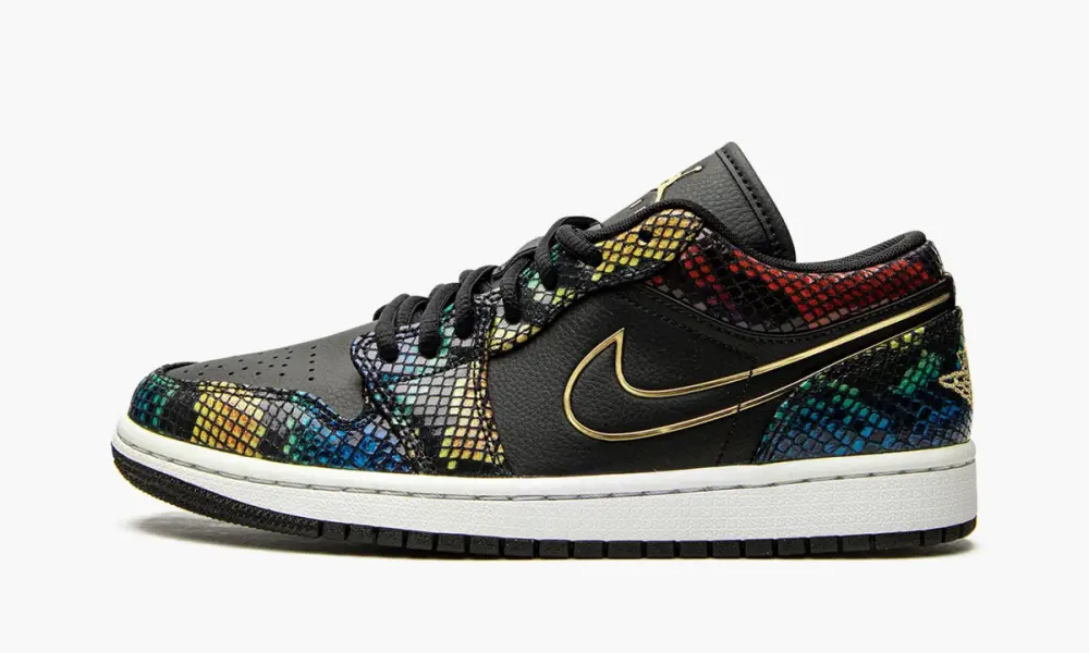 WMNS Air Jordan 1 Low "Multicolor Snakeskin" 