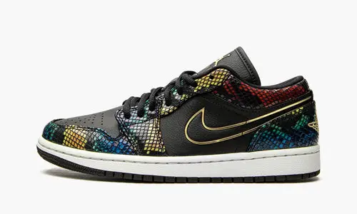 WMNS Air Jordan 1 Low "Multicolor Snakeskin" 