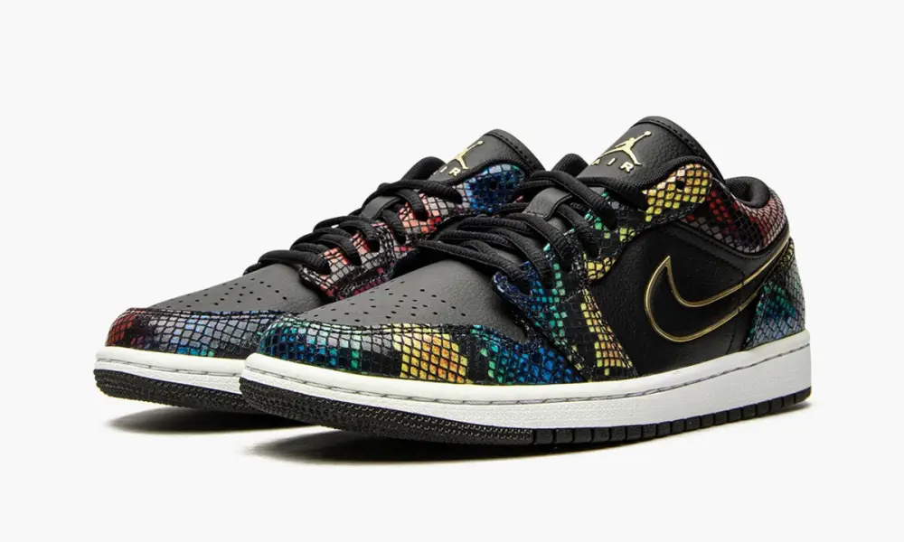 WMNS Air Jordan 1 Low "Multicolor Snakeskin" 