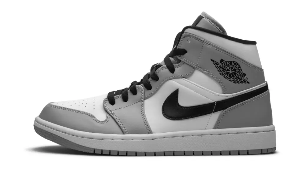 Air Jordan 1 Mid "Light Smoke Grey" 