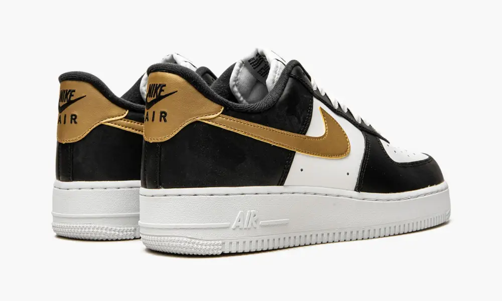 Air Force 1 Low "Black White Metallic Gold" 