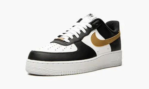 Air Force 1 Low "Black White Metallic Gold" 