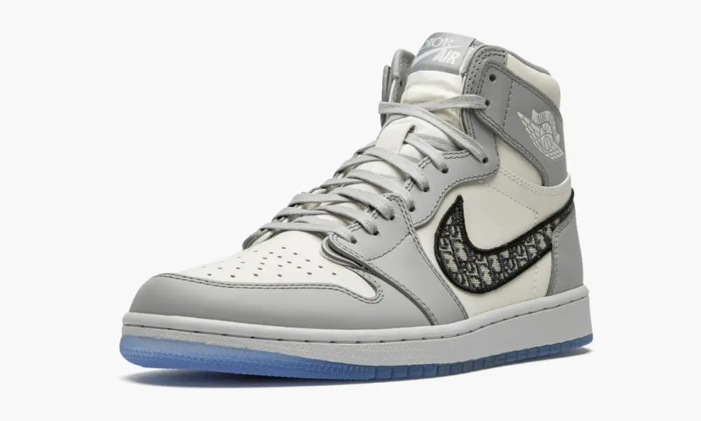Dior x Air Jordan 1 High OG ‘White Wolf Grey’ 