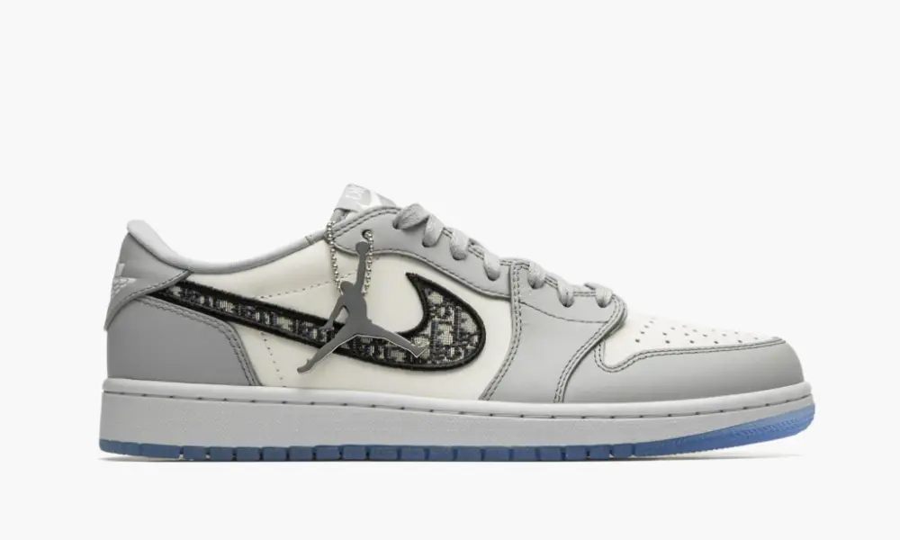Dior x Air Jordan 1 Low ‘White Grey’
