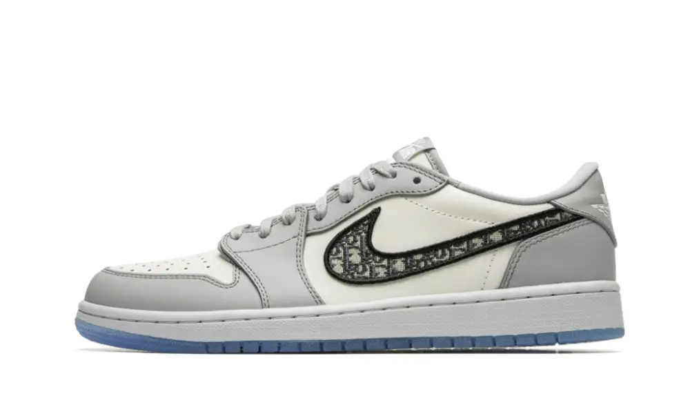 Dior x Air Jordan 1 Low ‘White Grey’