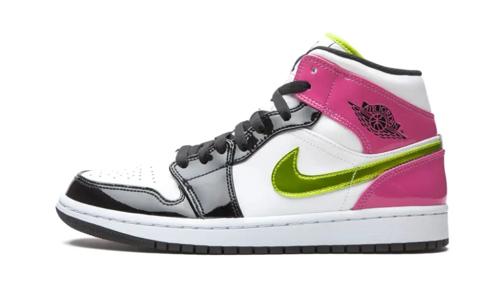 Air Jordan 1 Mid SE "Cyber   Active Fuchsia" 