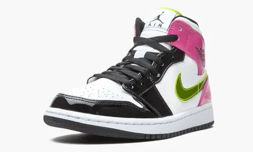 Air Jordan 1 Mid SE "Cyber   Active Fuchsia" 