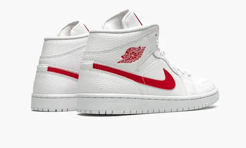 WMNS Air Jordan 1 Mid "University Red" 
