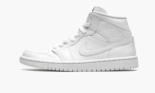 WMNS Air Jordan 1 Mid "White Snakeskin" 