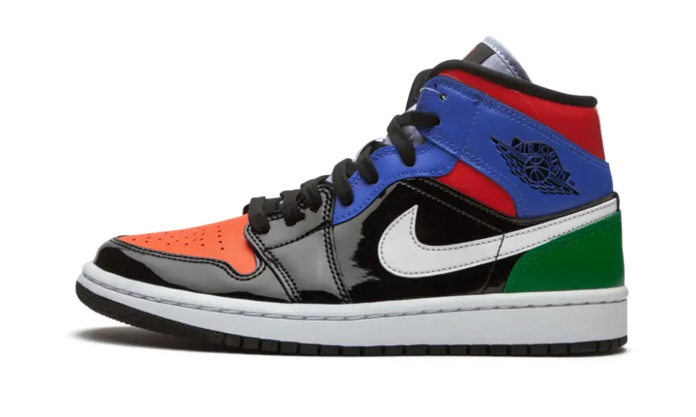 WMNS Air Jordan 1 Mid SE "Multicolor Patent" 