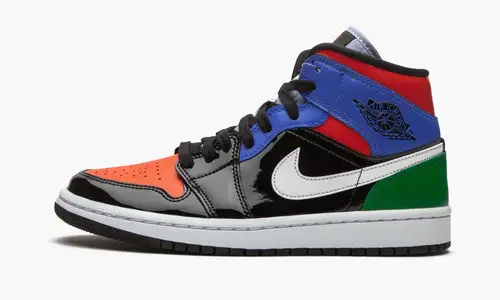 WMNS Air Jordan 1 Mid SE "Multicolor Patent" 