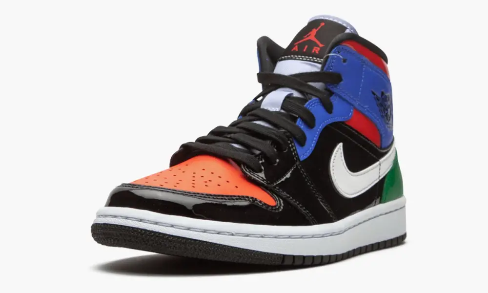 WMNS Air Jordan 1 Mid SE "Multicolor Patent" 
