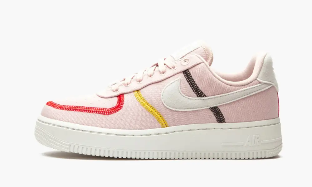 WMNS Air Force 1 "07 LX "Stitched Canvas - Silt Red" 
