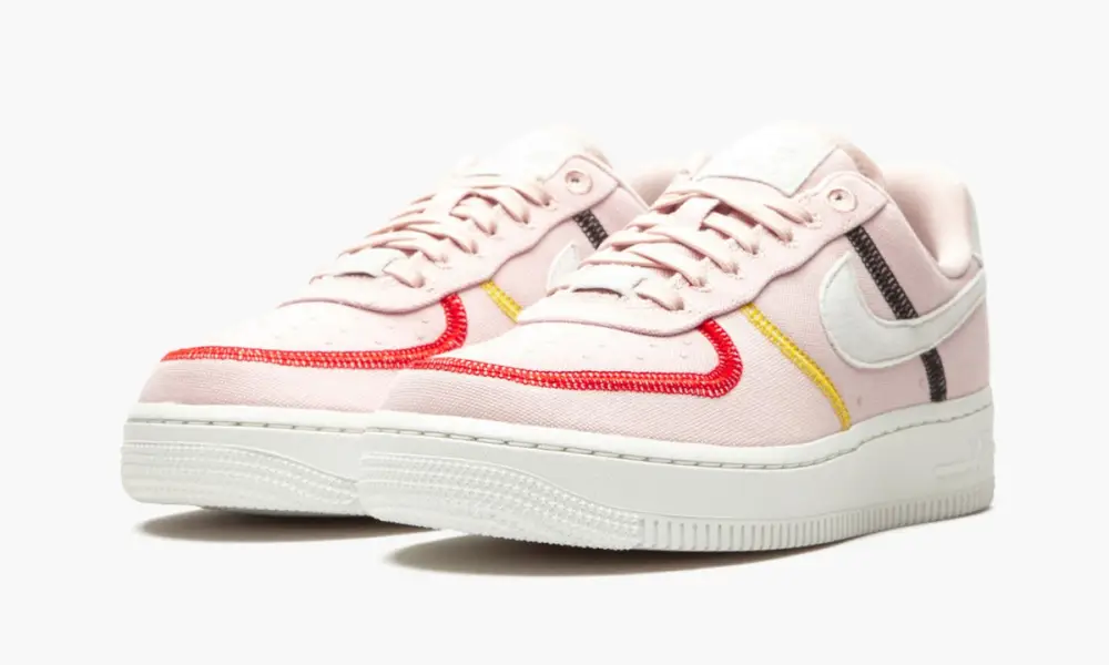 WMNS Air Force 1 "07 LX "Stitched Canvas - Silt Red" 