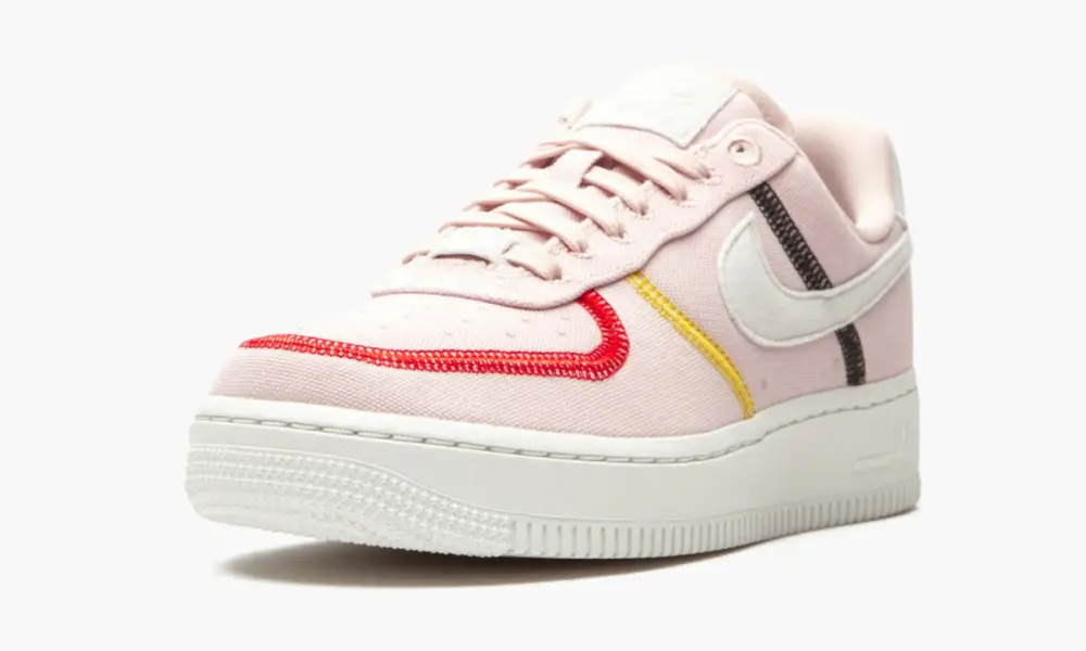 WMNS Air Force 1 "07 LX "Stitched Canvas - Silt Red" 