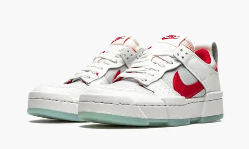 W Dunk Low Disrupt "Summit White   Gym Red" 