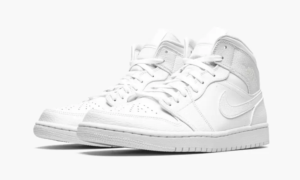 Air Jordan 1 Mid "Triple White"