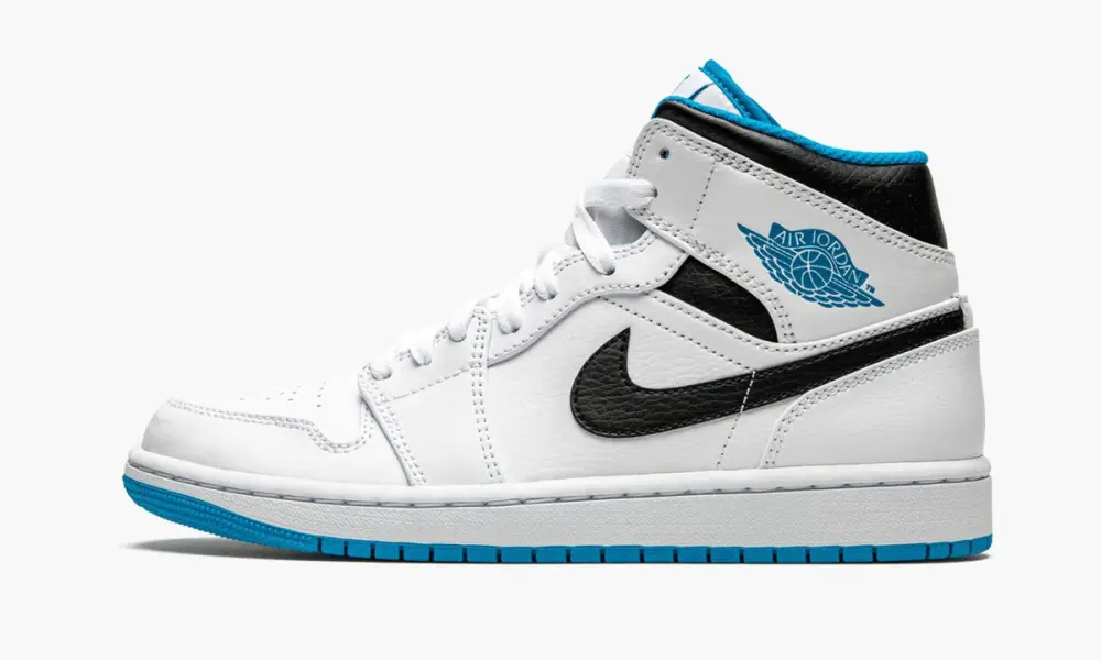 Air Jordan 1 Mid "White Laser Blue"
