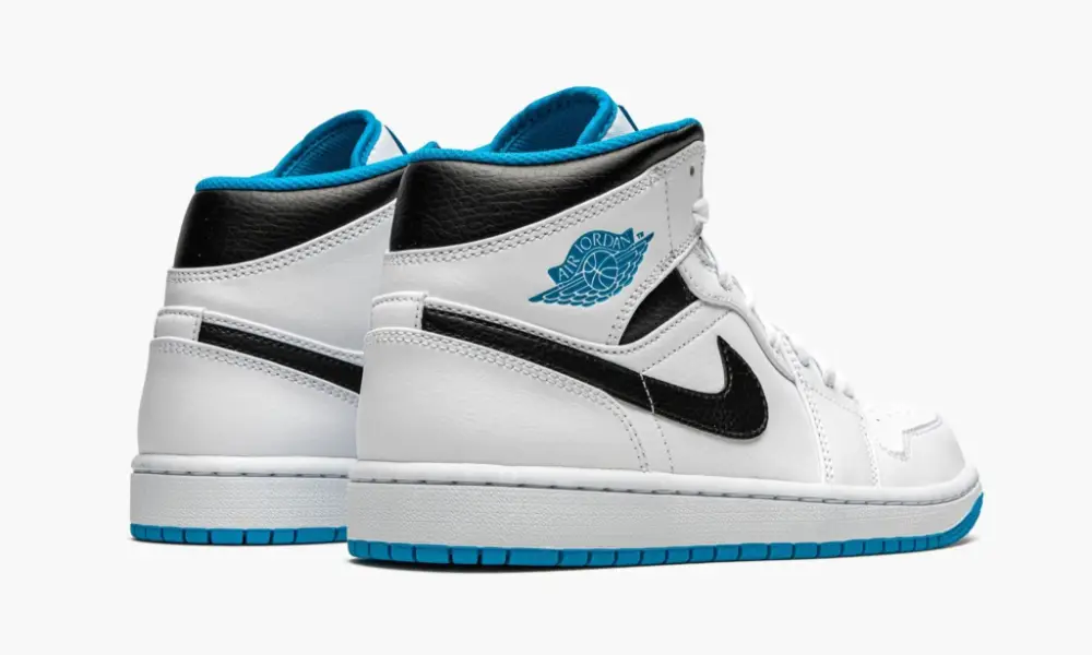 Air Jordan 1 Mid "White Laser Blue"