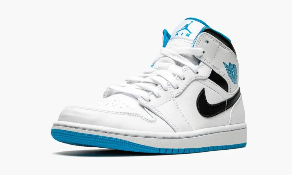 Air Jordan 1 Mid "White Laser Blue"