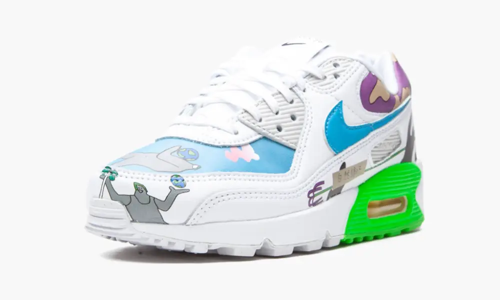 Flyleather Air Max 90 QS "Ruohan Wang" 