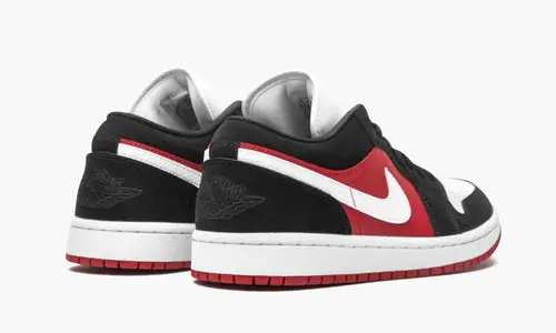WMNS Air Jordan 1 Low "Black White Gym Red"