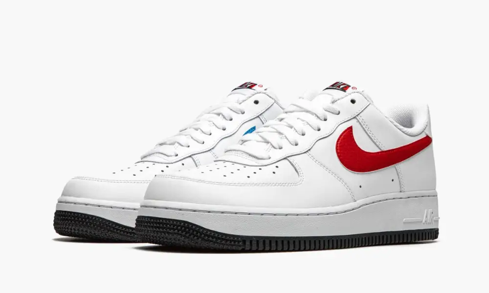 Air Force 1 '07 "Mismatched Swooshes - White   Red   Blue" 
