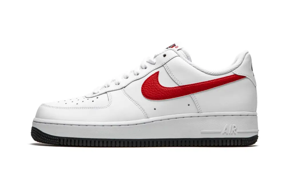 Air Force 1 '07 "Mismatched Swooshes - White / Red / Blue" 193A01823