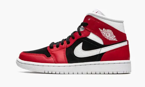 WMNS Air Jordan 1 Mid "Gym Red   Black" 