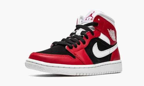 WMNS Air Jordan 1 Mid "Gym Red Black"