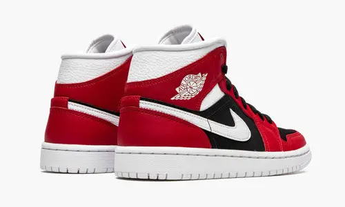 WMNS Air Jordan 1 Mid "Gym Red   Black" 