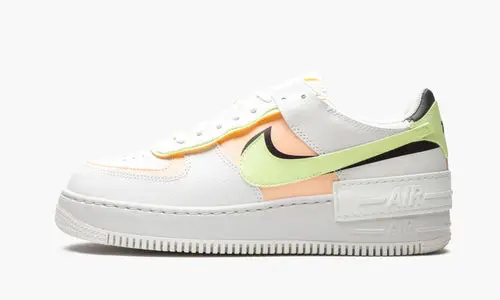 WMNS Air Force 1 Shadow "White   Barely Volt   Crimson Tint" 