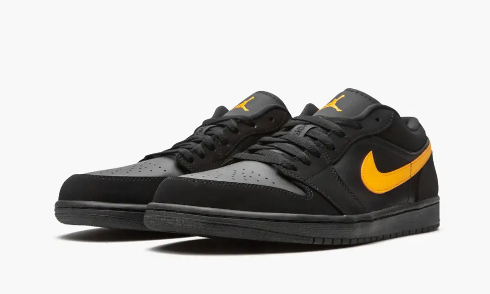 Air Jordan 1 Low "Black   University Gold" 