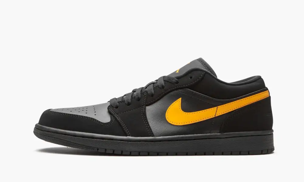 Air Jordan 1 Low "Black   University Gold" 