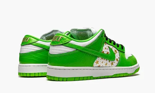 SB Dunk Low "Supreme - Stars - Mean Green" 