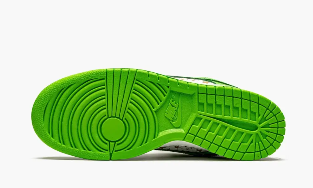 SB Dunk Low "Supreme - Stars - Mean Green" 