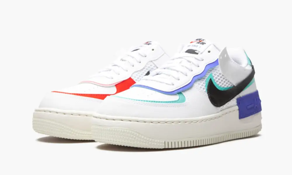 WMNS Air Force 1 Shadow "White  Multicolor" 